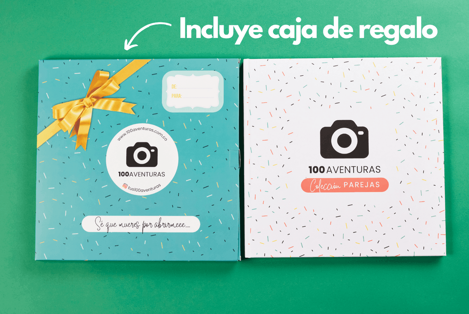 Pack de Conexión Profunda: Álbum 100 Aventuras y Cartas para Parejas - 100Aventuras Chile